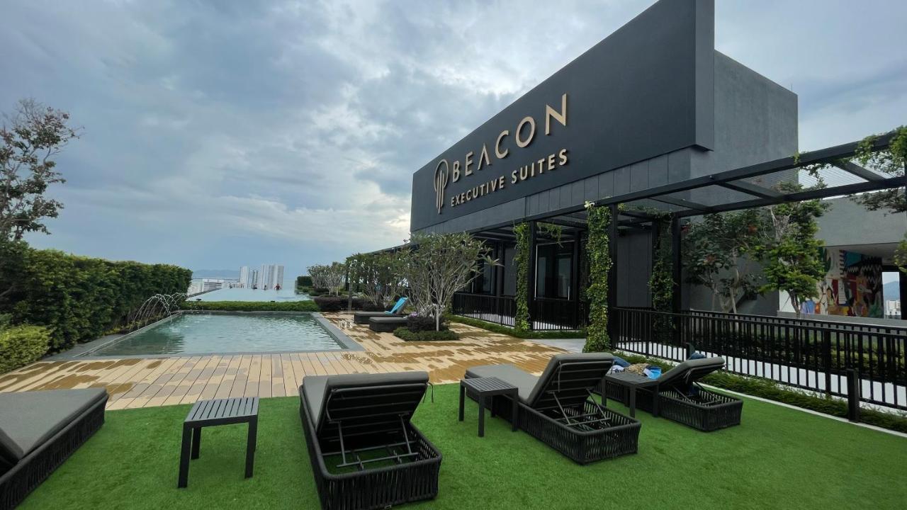 New Georgetown Stylist 2Br Homestay For 10Pax 无敌美景两房民宿 Beacon Executive Suite ภายนอก รูปภาพ
